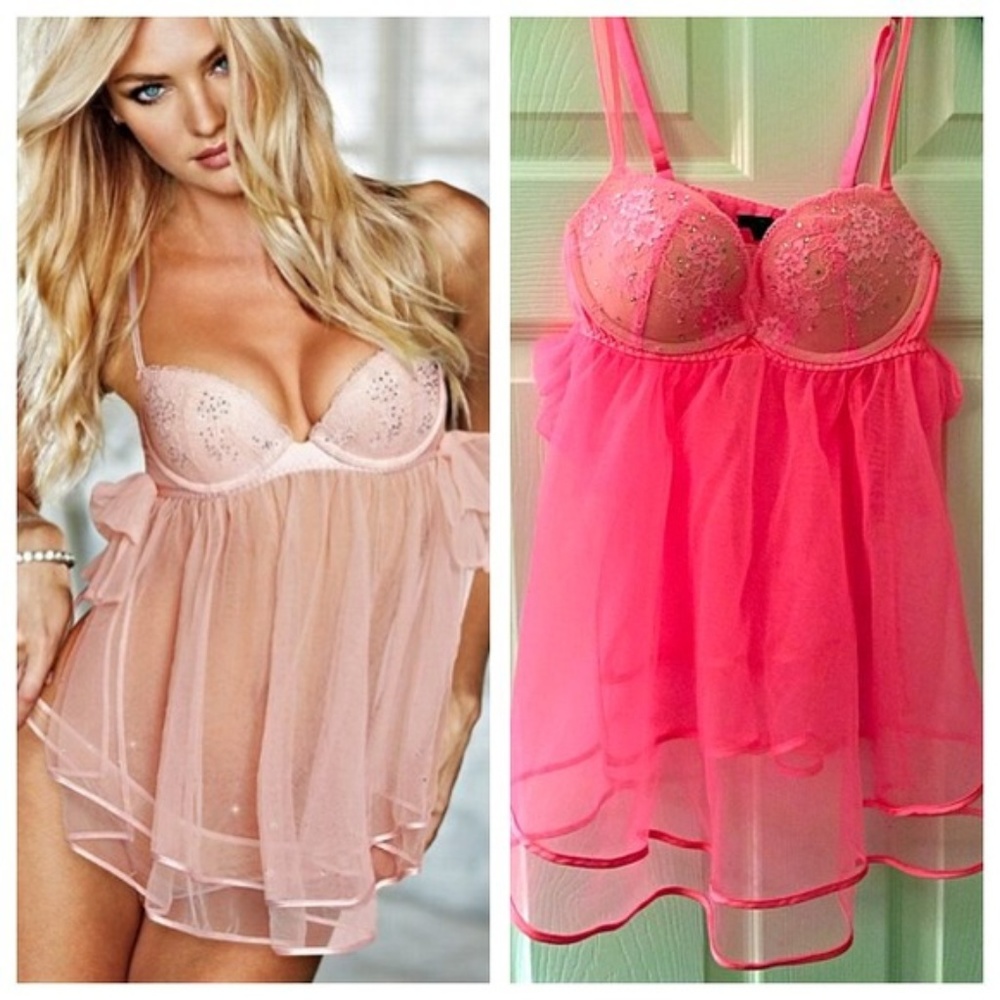 Sale! Victoria's Secret chiffon babydoll lingerie